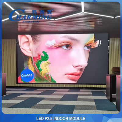 Module d'affichage LED intérieur haute luminosité avec taux de rafraîchissement de 7680 Hz et maintenance frontale magnétique pour signalisation commerciale et salles de conférence