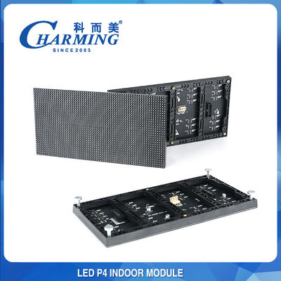 Nouveau design P4 Rgb Panneau LED 256x128mm Module LED de fond intérieur 3840Hz Qualité de l'image sans perte Écran d'affichage numérique Pour la scène de vente au détail Église Mur vidéo