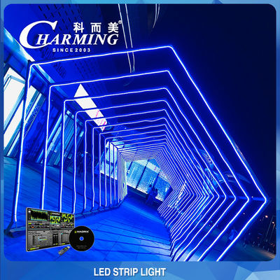 Lumière de bande polychrome d'intérieur de RVB LED flexible pour l'hôtel de club