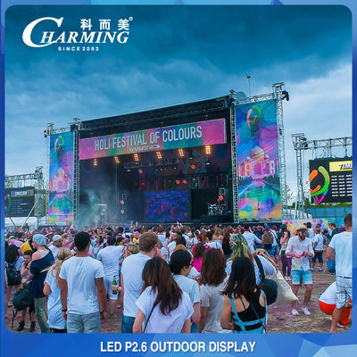 Affichage LED 4K P2.6 Scène Location Extérieur Affichage LED Vidéo murale