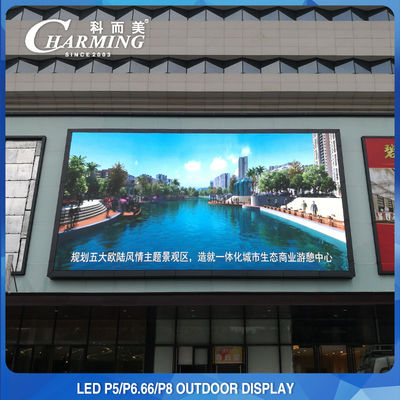 Affichage de mur visuel extérieur de Multiscene P5 P8 LED 1920HZ-3840HZ