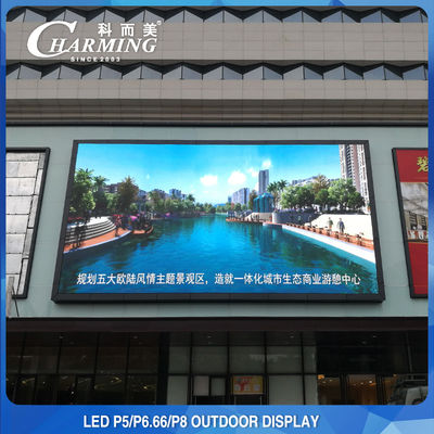 Taille 960*960mm de panneau d'affichage extérieur visuel de mur de P5 P8 P10 LED grande