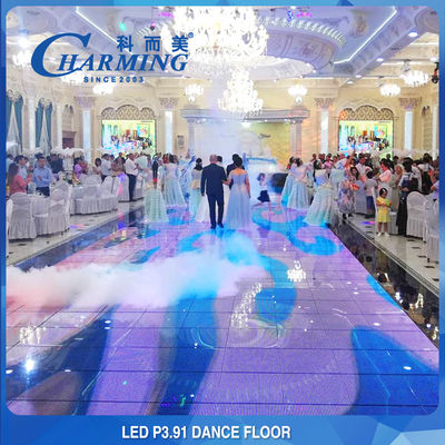 LED polychrome Dance Floor 65536 Dot/m2 3D magnétique pour la boîte de nuit