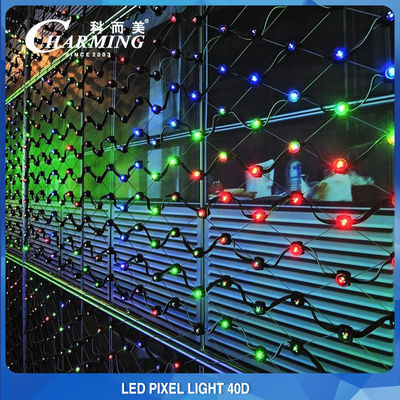 Façade de bâtiment de Multiscene LED allumant le pixel 40mm SMD3535 pratique