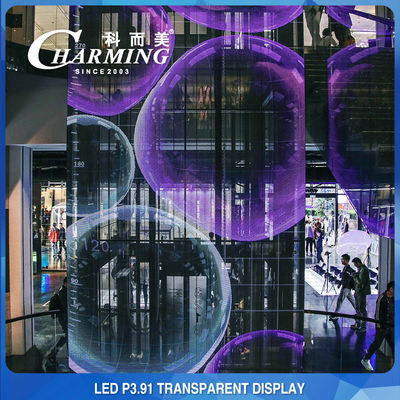 L'affichage à LED transparent de bit de l'alliage d'aluminium 16, SMD2020 LED voient par l'écran