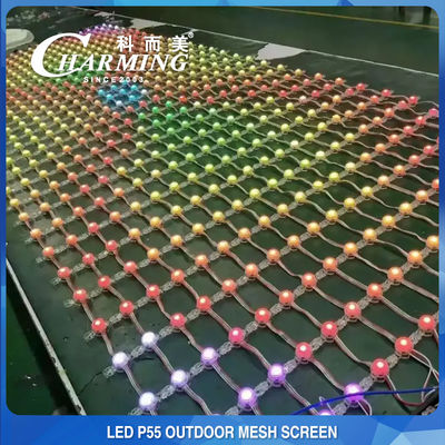 Écran net de Multiscene IP65 LED, affichage flexible de rideau en alliage d'aluminium LED