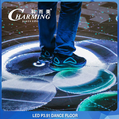 CE de BRI visuel inductif de longévité de Dance Floor RVB HD IP65 de plancher de P3.91 LED haut