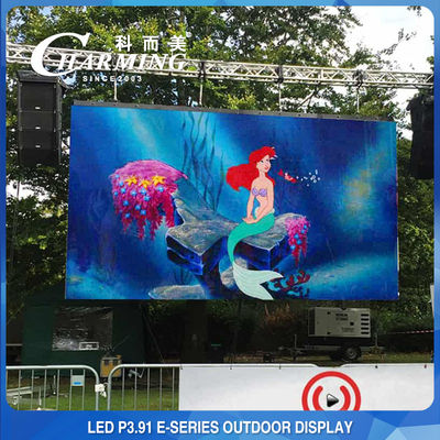 Affichage de mur visuel de location extérieur de LED P3.91 200W 1920HZ-3840HZ