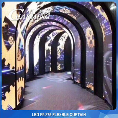 Écran flexible mince de SMD3528 135W LED, affichage vidéo flexible ultra mince de LED