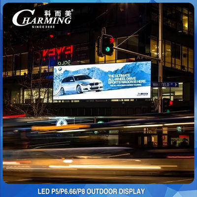 mur visuel extérieur de 1200W P5 P8 LED imperméable pour la publicité