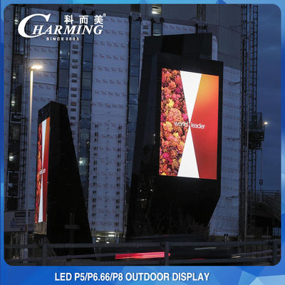 Alliage d'aluminium de l'affichage 2K/4K de mur visuel extérieur à C.A. 110/220V LED