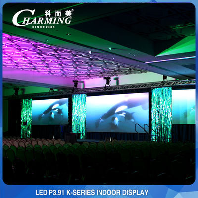 Le mur visuel d'affichage à LED de P3.91 200W, écran universel de mur de LED montrent extérieur