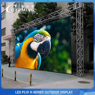 Écrans antiusure de P3.91 4K LED pour des événements, location visuelle antichoc d'affichage de mur