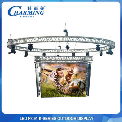 Écran LED extérieur pour événement de scène, écran d' affichage de mur vidéo à LED P3.91 / P2.6