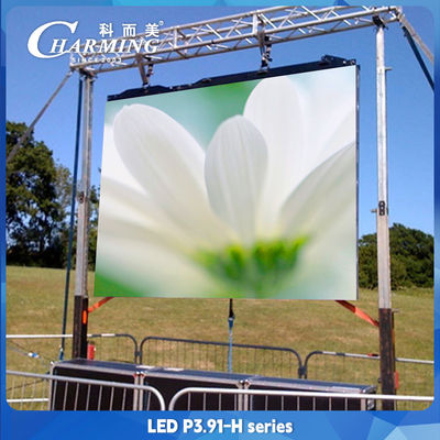 Écran LED de location extérieure en alliage d'aluminium P3.91 Full Color LED