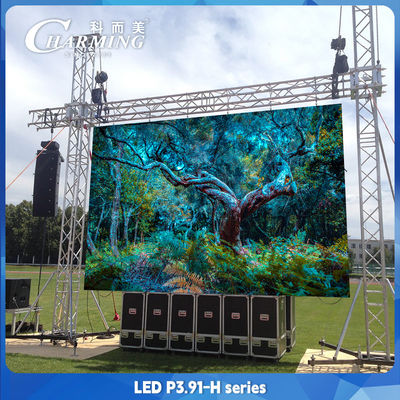 Affichage LED RVB haute résolution HD P3.91 Écran extérieur pour les activités