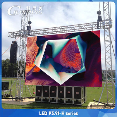 Affichage à LED 3C à louer IP65 3840 haute résistance pour les événements en plein air Concerts de scène