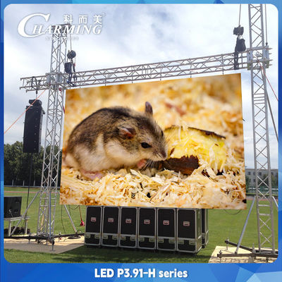 4500CD/m2 P3.91 Affichage LED locatif 500*1000 mm IP65 numérique