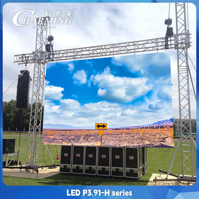 4500CD/m2 P3.91 Affichage LED locatif 500*1000 mm IP65 numérique