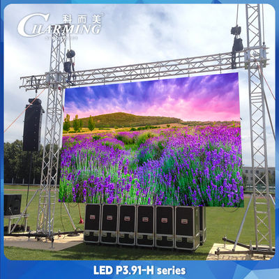 4500CD/m2 P3.91 Affichage LED locatif 500*1000 mm IP65 numérique