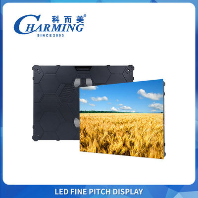 Écran LED modulaire d'intérieur pour installation fixe, rafraîchissement 8K, accès frontal magnétique, prêt pour l'épissure multi-tailles