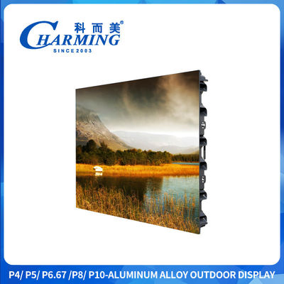 P4 Écran d'affichage extérieur IP65 Sxey Vidéo LED Matériau du meuble en alliage d'aluminium