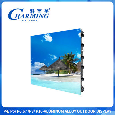 Panneau d'écran LED Vidéo Mur extérieur LED Panneau P4 LED Écran publicitaire avec 3840Hz taux de rafraîchissement élevé