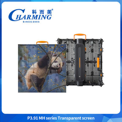 Écran de film transparent muraille en verre pour la publicité vidéo panneau de fenêtre flexible haute numérique 3D P3.91 Led intérieur