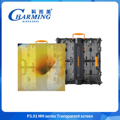 IP65 extérieur P3.91-P7.8 Écran 3D à LED en verre transparent Écran mural vidéo