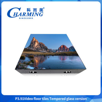 Affichage LED P3.91 Panneau LED intérieur pour la publicité GOB+Surface en verre HD Danse de l'écran de sol