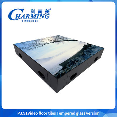 Professionnel Chine intérieur SMD1921 étanche à l'eau 3D miroir en verre affichage LED plancher de danse signalisation numérique LED vidéo carreaux de sol pour les événements
