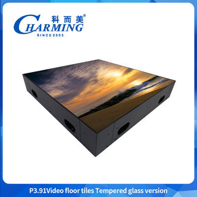 500X500Mm Intérieur P3.9 Vidéo Led Mur Scène de danse Plancher Led Affichage Vidéo Carreaux Écran Pour les événements de bar Salon