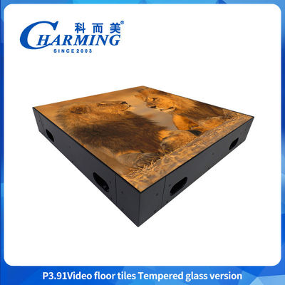 500X500Mm Indoor P3.9 Interactive Stage Dance Floor led mur vidéo Affichage Vidéo Carreaux Écran Pour les événements de bar Salon de commerce
