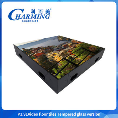 500X500Mm Indoor P3.9 Interactive Stage Dance Floor led mur vidéo Affichage Vidéo Carreaux Écran Pour les événements de bar Salon de commerce