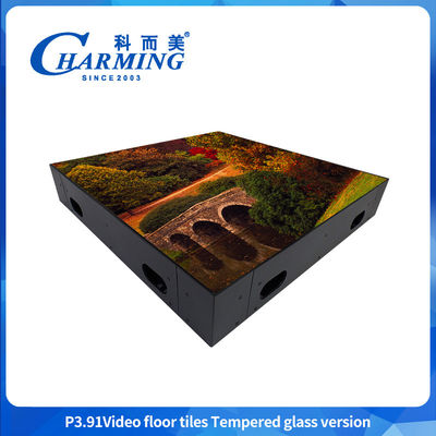 500X500Mm Indoor P3.9 Interactive Stage Dance Floor led mur vidéo Affichage Vidéo Carreaux Écran Pour les événements de bar Salon de commerce