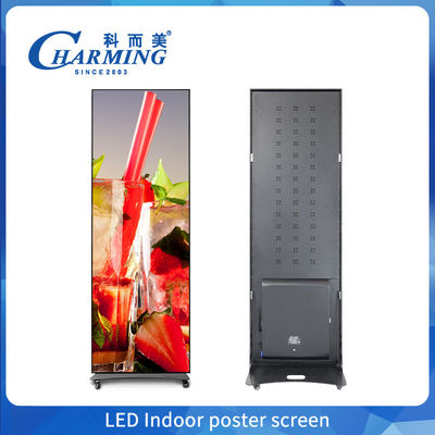 Écran d'affichage intérieur LED, affichage murale vidéo avec contrôle de téléphone portable et taux de rafraîchissement élevé pour une installation facile et portable