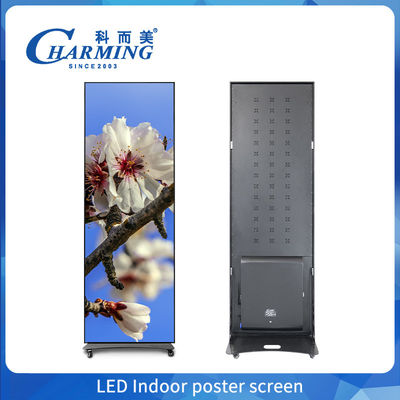 Écran d'affichage intérieur LED, affichage murale vidéo avec contrôle de téléphone portable et taux de rafraîchissement élevé pour une installation facile et portable