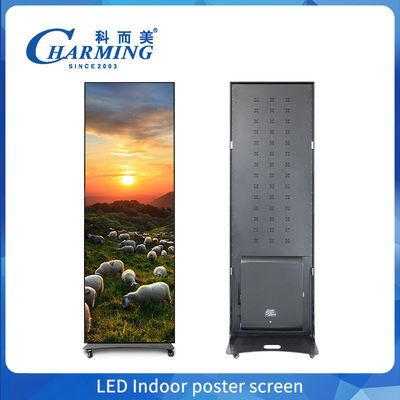 Affichage d'affiche LED à l'intérieur en pleine couleur P2.5 P1.86 P2 Écran Wifi USB Display d'affiche LED numérique publicitaire