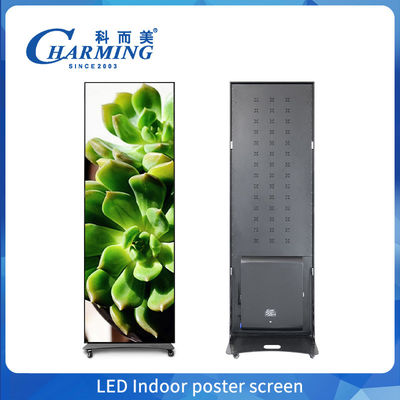 Affichage d'affiche LED à l'intérieur en pleine couleur P2.5 P1.86 P2 Écran Wifi USB Display d'affiche LED numérique publicitaire