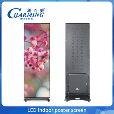 Affiche à couleur entière à LED HD à l'intérieur Affiche à LED P1.86 P2 P2.5 P3 Écran numérique debout