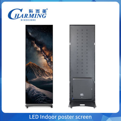 Tableau de menus de lumière LED d'accueil à l'intérieur 640mm*1920mm Boîte d'éclairage rectangulaire avec cadre en aluminium Acrylique et matériaux en verre