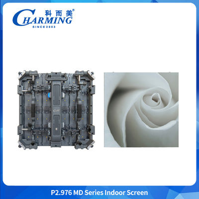 Écran à LED flexible Écran incurvé intérieur P2.98 Service avant 7680HZ Mur vidéo à LED