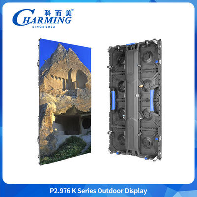 Vitesse de transmission rapide P2.976 Vidéo extérieure Fullcolor LED Display IP 65 série K Vidéo au Nigeria