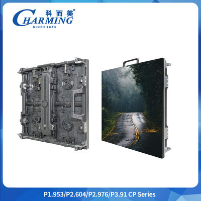 Taux de rafraîchissement de haute définition P1.9-3.91 7680hz Série Cp 500*500/1000mm Location de splicing en étages Regula incurvée extérieure et intérieure Flexible Led Video Wall