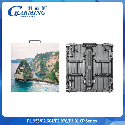 Fourniture d'usine P2.6-3.91Alliage d'aluminium Couleurs complètes 3d courbe 4k 4500Cd Affichage vidéo intérieur Événements publicitaires commerciaux Écran LED