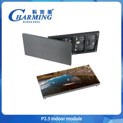800 CD/m2 Charmant HD P2.5 Modules LED intérieurs Grandes couleurs entières 16 bits P2 P3 P4 P5 Tableau publicitaire vidéo intérieure