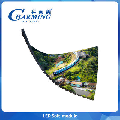 Écrans numériques à LED lumineux et colorés à l'intérieur 2,5 mm modules souples P2.5 flexible pour la conception de clubs de nuit