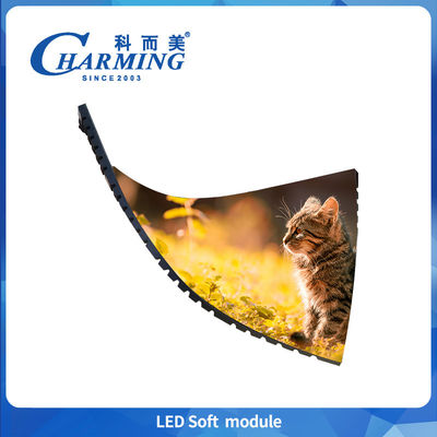 Module souple LED Écran LED Taux de rafraîchissement élevé Affichage lumineux anti-ambiant Personnalisable Flexible