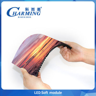 Affichage à LED flexible Module à LED doux Affichage publicitaire à LED incurvé Pour l'intérieur P1.86 P2 P2.5 P3