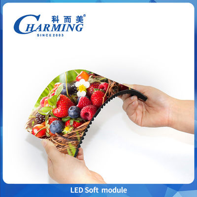 Maintenance frontale créative HD flexible Module LED doux P1.86 P2 P2.5 P3 Publicité incurvée Affichage rond Écran LED semi-circulaire
